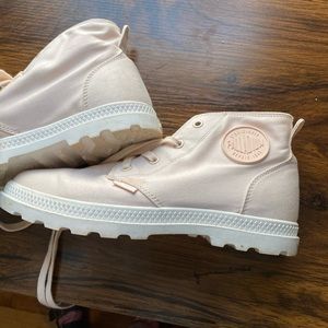 Pale Pink Palladium High Tops